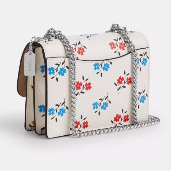 NWT Coach Mini Klare Xbody Leather Bag W/Floral Print Below $378 Retail RETIRED - Picture 4 of 8